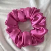 Scrunchie Λάστιχο μαλλιών σατέν φούξια