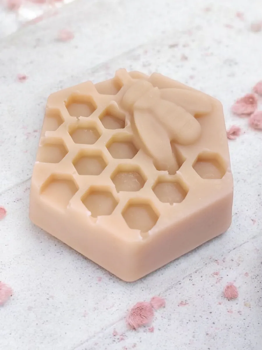 Honey Chocolate Bliss Set | Σετ με χειροποίητο lip balm & σαπούνι μαζί με σφουγγάρι| CHRISARTI